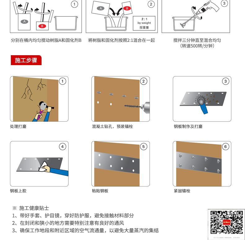 包钢惠农粘钢加固施工过程